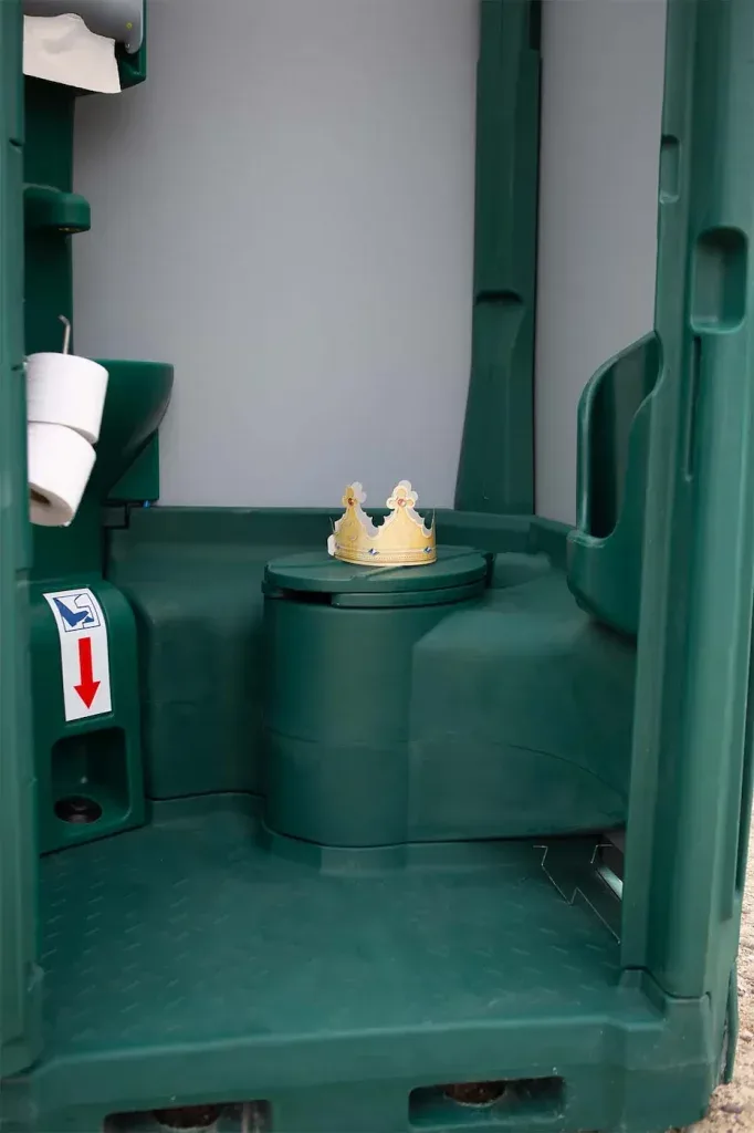 Innenansicht der Toilettenkabine